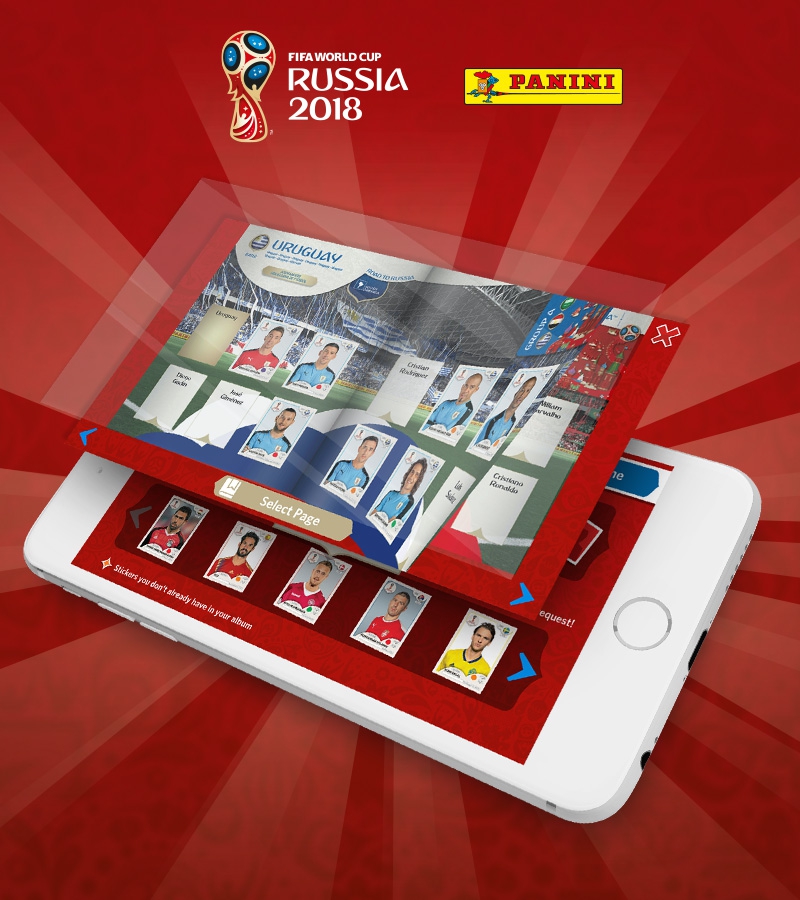 Panini Stickeralbum Weltmeisterschaft Russland 2018 Mobile App