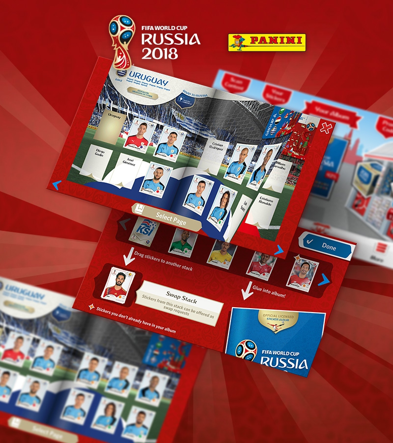 Sticker album World Cup Russia