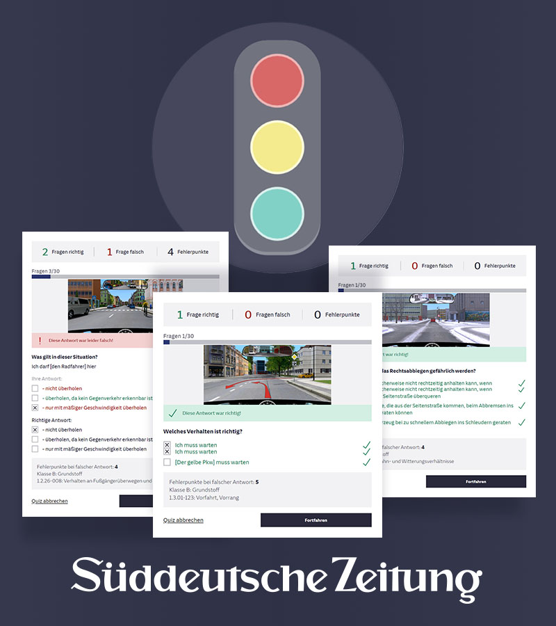 Sueddeutsche.de Führerscheintest online