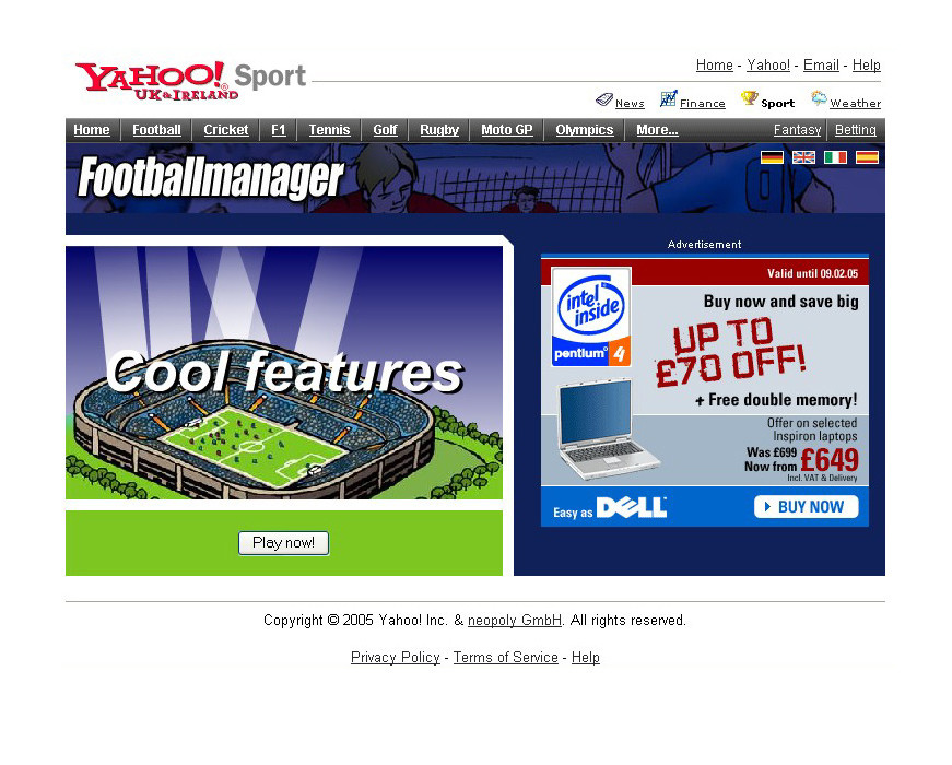 Yahoo! Fussballmanager on mmofacts.com