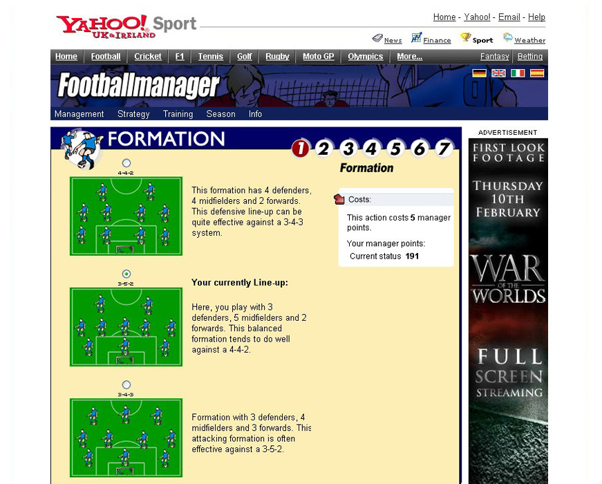 Yahoo! Soccer Manager